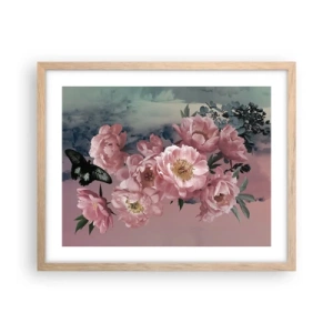 Póster en marco roble claro - La cúspide del romance - 50x40 cm