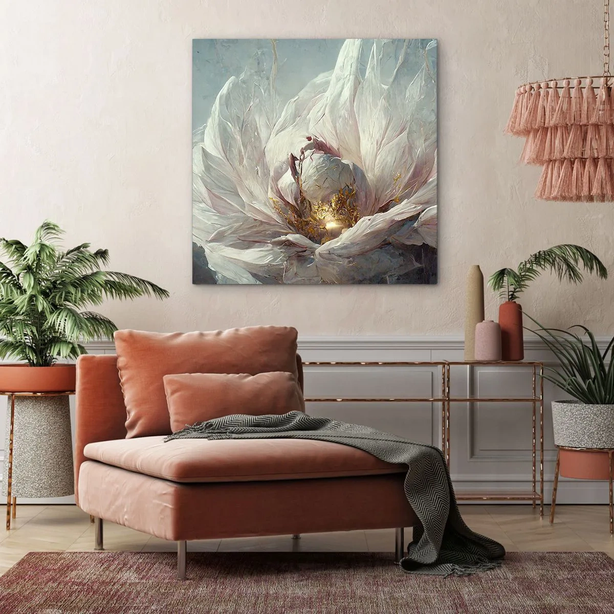 Cuadro sobre lienzo - Impresión de Imagen - Florece una vez cada cien años - 40x40 cm