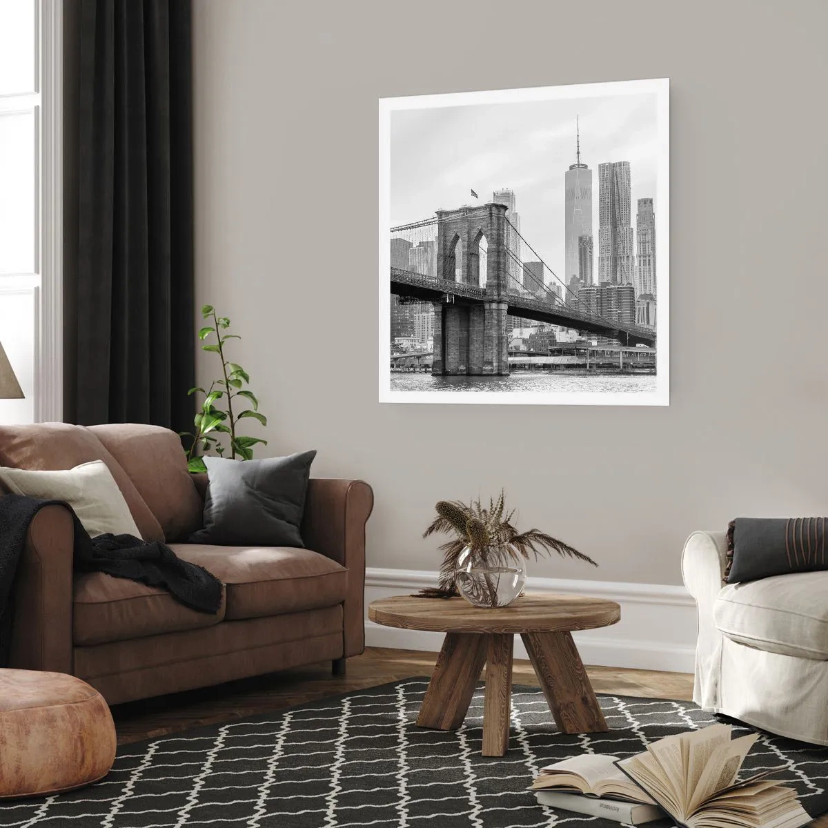 Póster - Vibraciones de Nueva York - 30x30 cm
