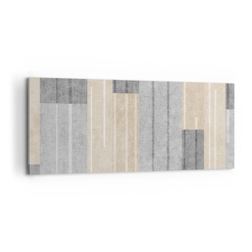 Cuadro sobre lienzo - Impresión de Imagen - Composición: sostener la vertical - 100x40 cm