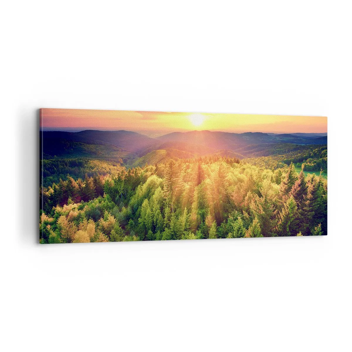 Cuadro sobre lienzo - Impresión de Imagen - Desde lo alto - 100x40 cm