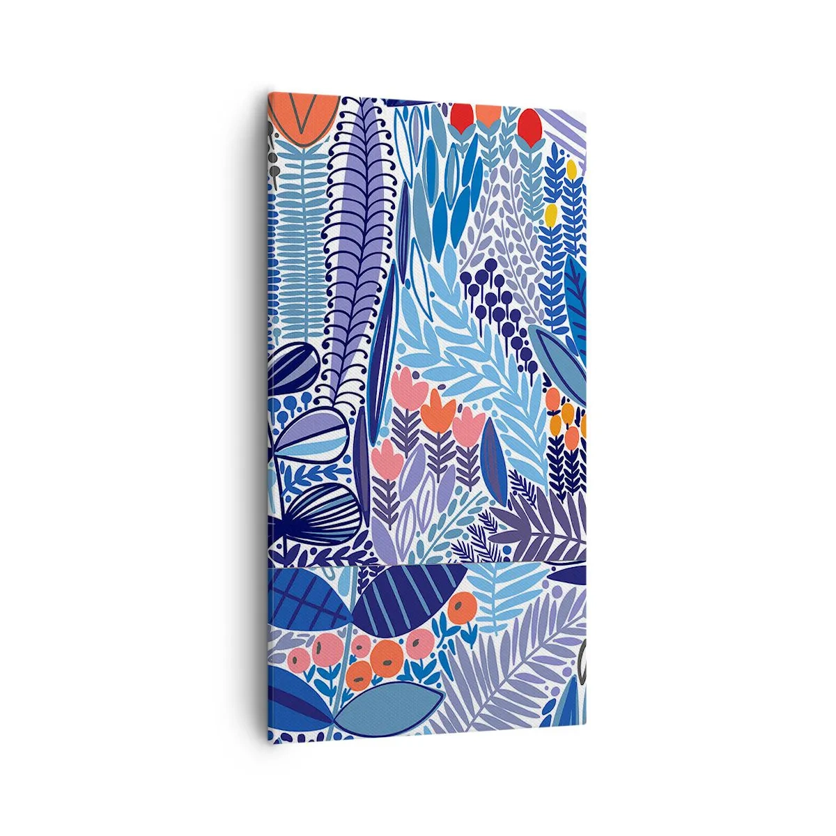 Cuadro sobre lienzo - Impresión de Imagen - Jardín hawaiano - 55x100 cm