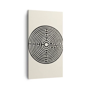 Cuadro sobre lienzo - Impresión de Imagen - Orden misterioso - 45x80 cm