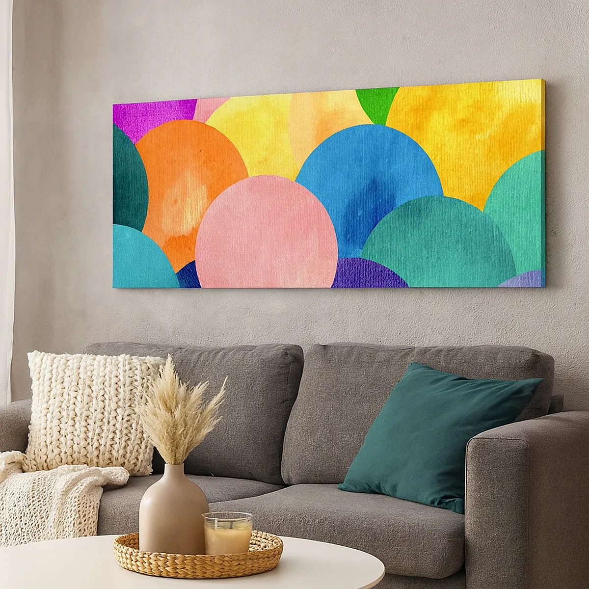 Cuadro sobre lienzo - Impresión de Imagen - La plenitud original de la vida - 30x30 cm