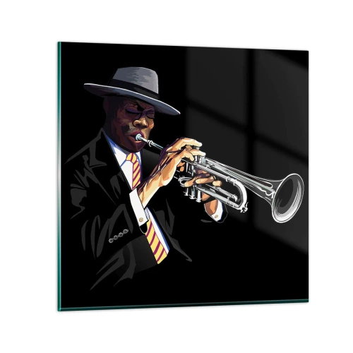 Cuadro sobre vidrio - Impresiones sobre Vidrio - El encanto de la vieja escuela - 70x70 cm