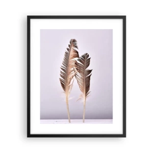 Póster en marco negro - Contra la nada - 40x50 cm