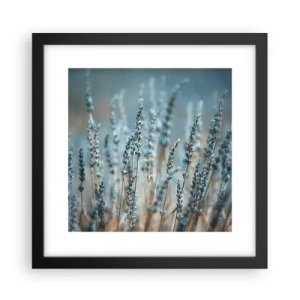 Póster en marco negro - Fragante pasto - 30x30 cm