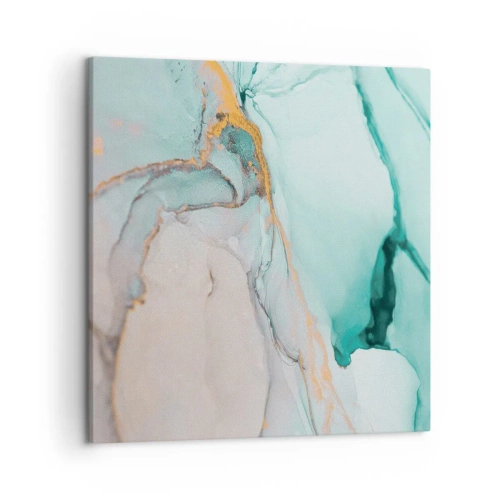 Cuadro sobre lienzo - Impresión de Imagen - Danza de formas y colores - 50x50 cm