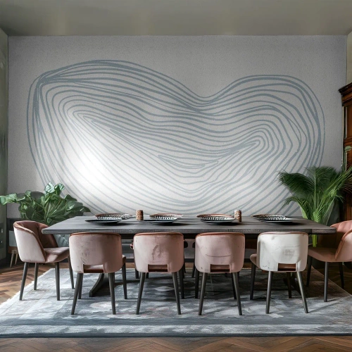 Fotomural Premium Sand - Sonrisa de una gota - Minimalismo, bohemia, Pedazo - 400x280 cm