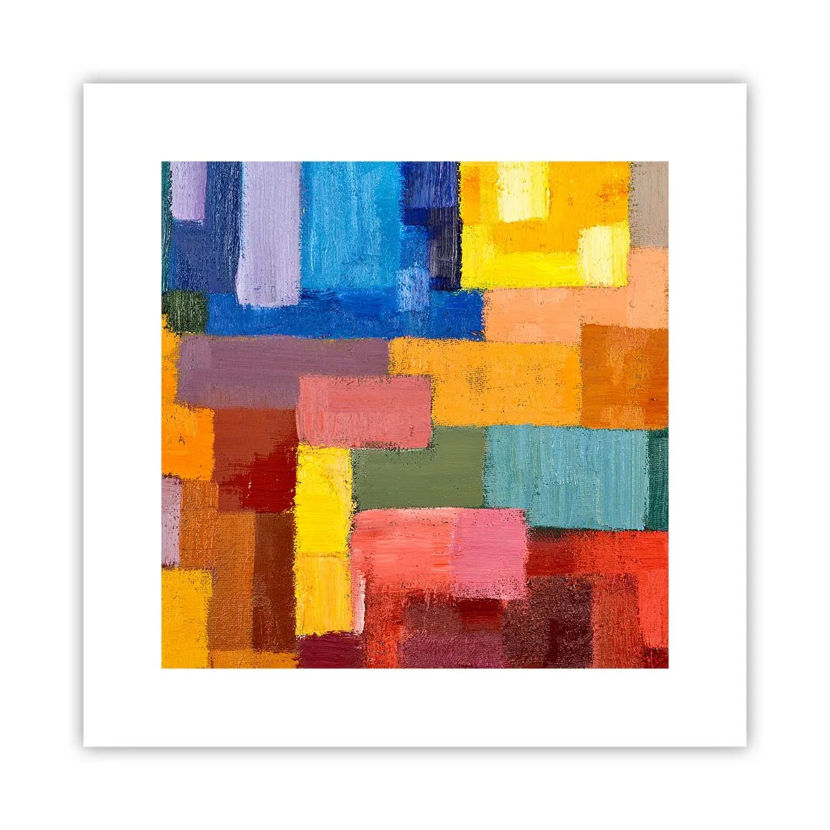 Póster - Cada una diferente, todas coloridas - 30x30 cm