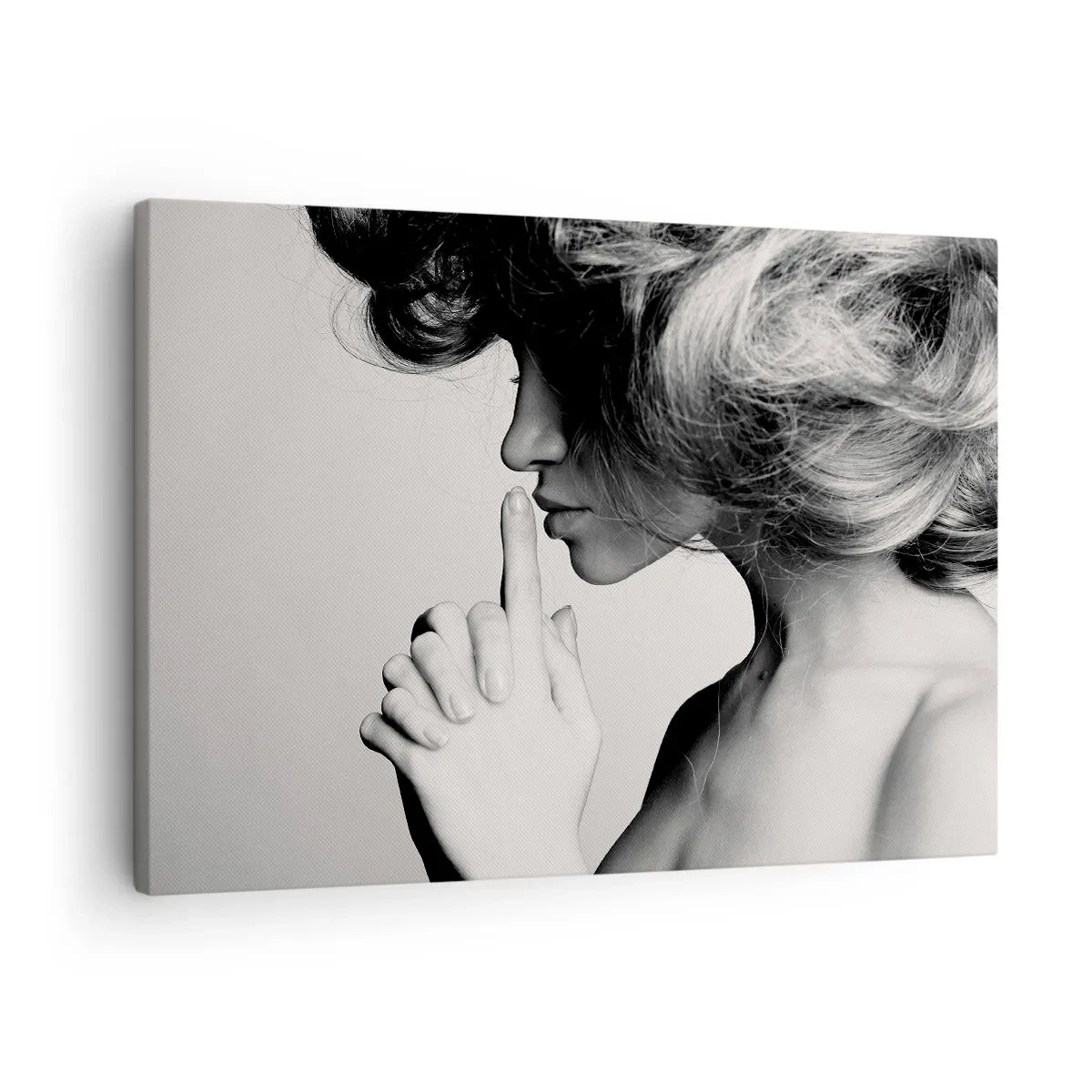 Cuadro sobre lienzo - Impresión de Imagen - Escucharme a mí misma - 70x50 cm
