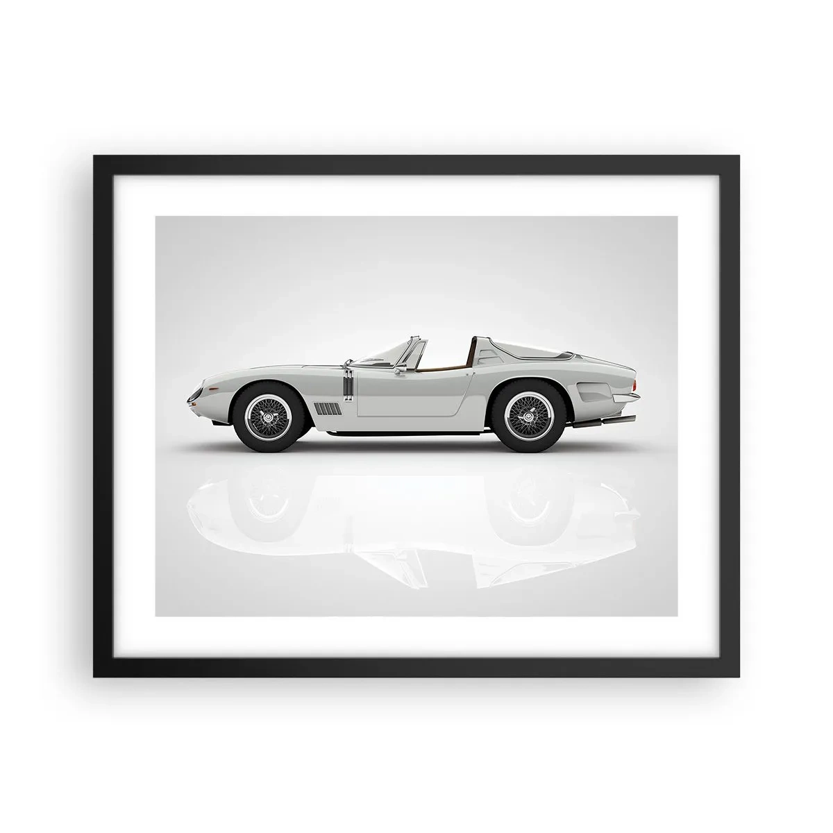 Póster en marco negro - Una promesa de diversión - 50x40 cm