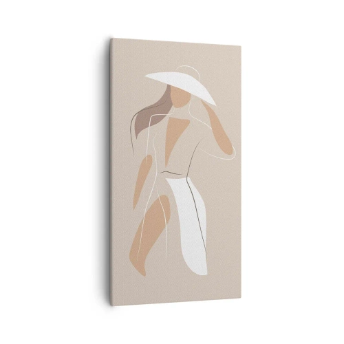 Cuadro sobre lienzo - Impresión de Imagen - La moda es alegría - 55x100 cm