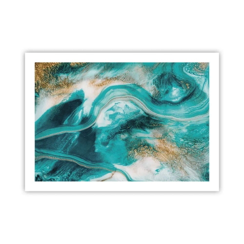 Póster - Río de oro - 70x50 cm