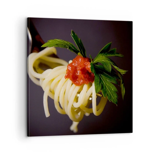 Cuadro sobre lienzo - Impresión de Imagen - Un sabroso bocado - 60x60 cm