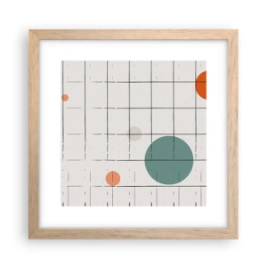 Póster en marco roble claro - Atrapados. ¿Nosotros o ellos? - 30x30 cm