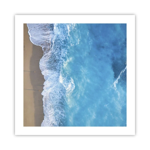 Póster - El poder del azul - 50x50 cm