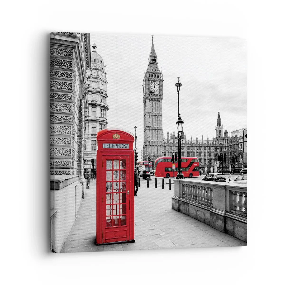 Cuadro sobre lienzo - Impresión de Imagen - Sin duda, Londres - 30x30 cm