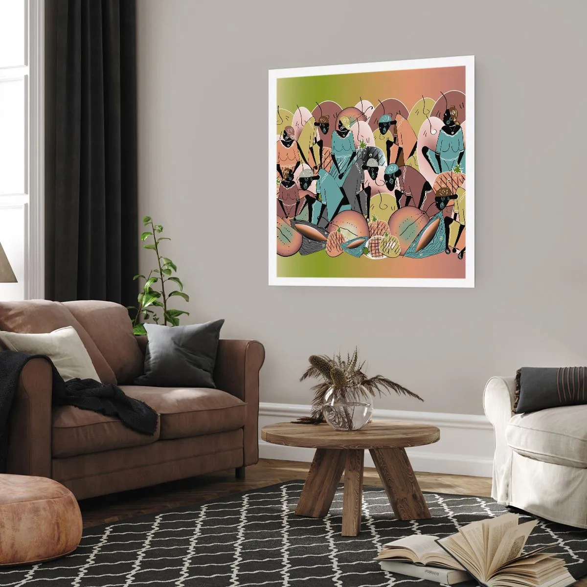 Póster - Se avecina una gran celebración - 30x30 cm