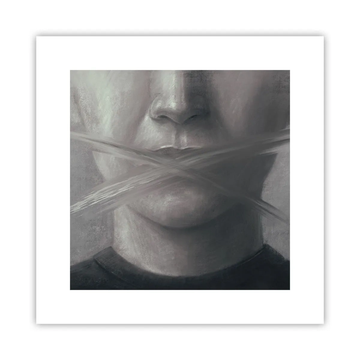 Póster - Ni una palabra - 30x30 cm