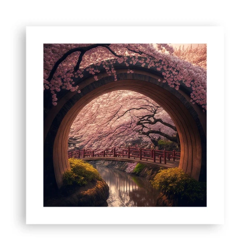 Póster - Primavera japonesa - 40x40 cm