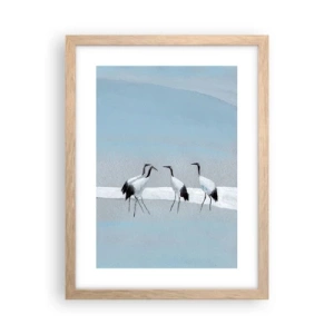 Póster en marco roble claro - Después de un día caluroso - 30x40 cm