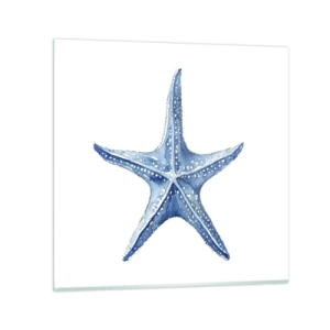 Cuadro sobre vidrio - Impresiones sobre Vidrio - Estrella de mar - 60x60 cm