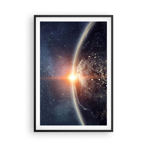 Póster en marco negro - En una nueva perspectiva - 61x91 cm