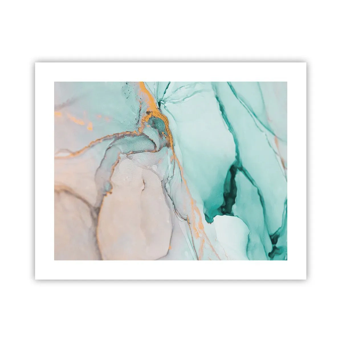 Póster - Danza de formas y colores - 50x40 cm
