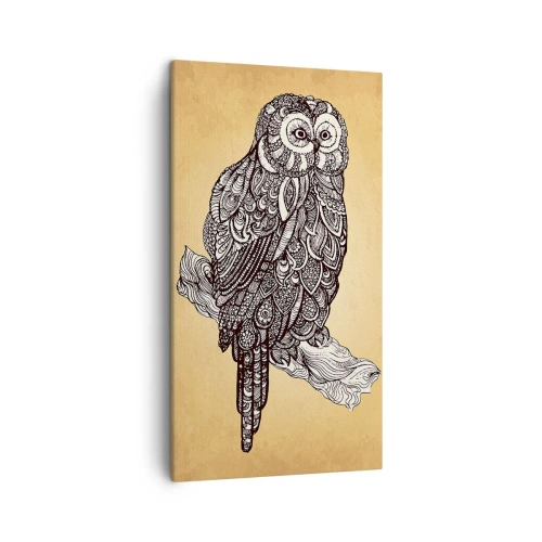 Cuadro sobre lienzo - Impresión de Imagen - Intrincados ornamentos de sabiduría - 45x80 cm