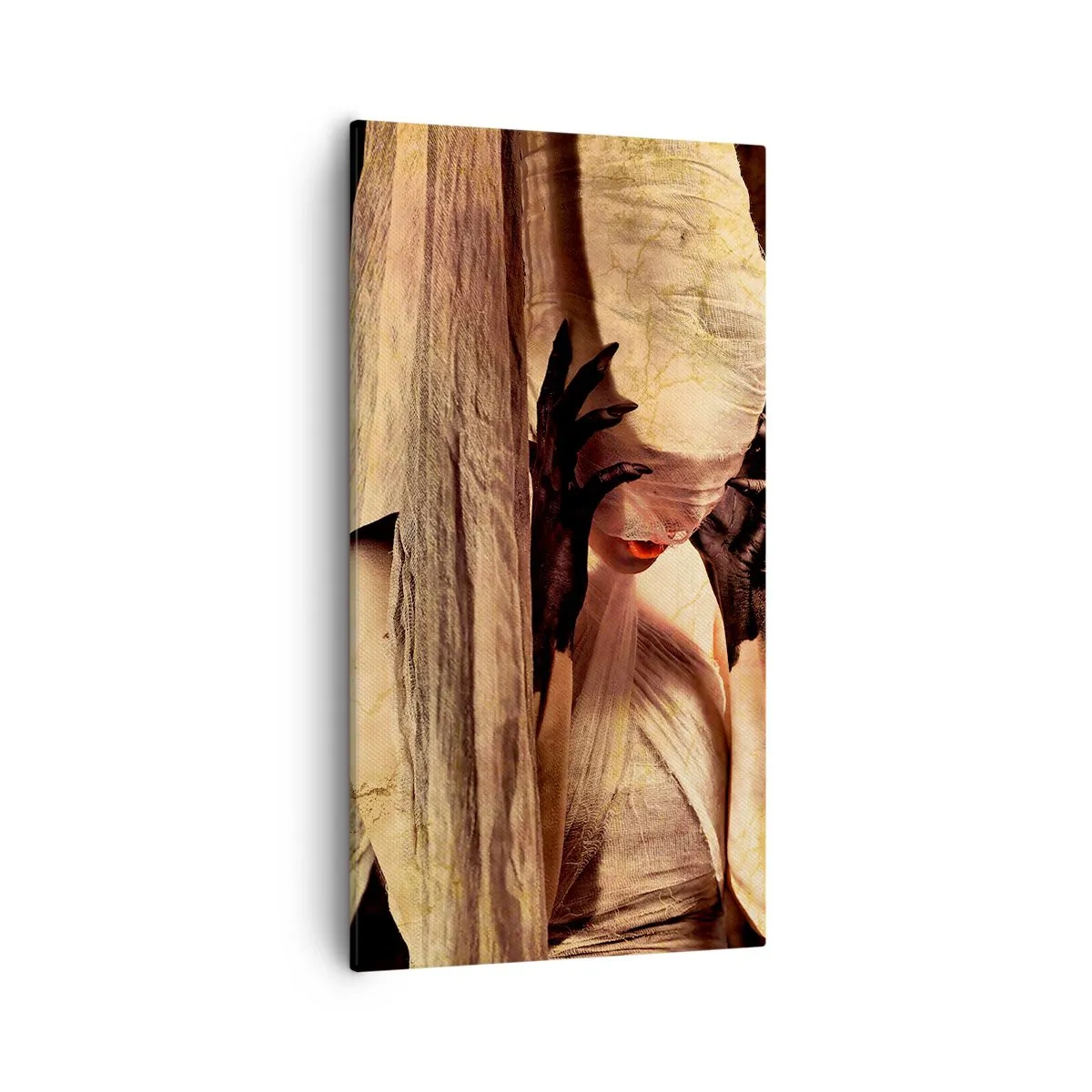 Cuadro sobre lienzo - Impresión de Imagen - Entre el bien y el mal - 55x100 cm