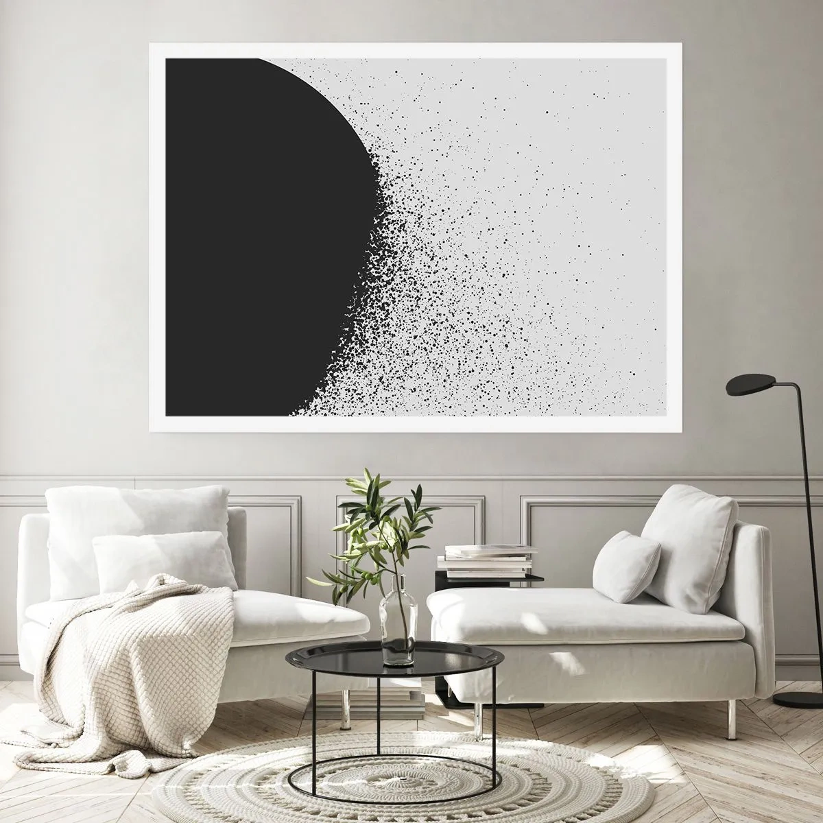 Póster - El movimiento de las partículas - 70x50 cm