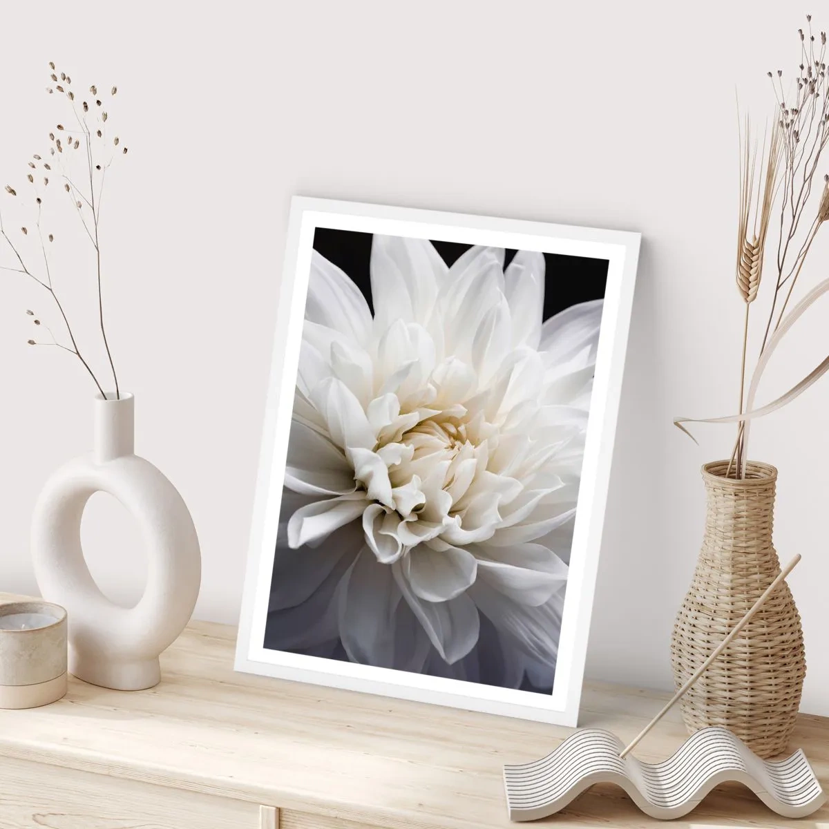 Póster en marco blanco - La novia de la mañana - 50x70 cm