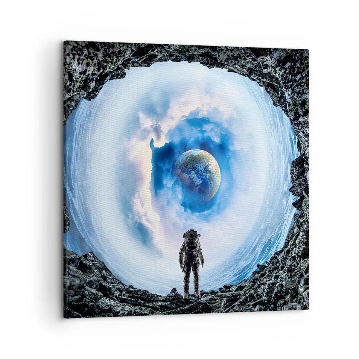 Cuadro sobre lienzo - Impresión de Imagen - No muy lejos de casa - 50x50 cm