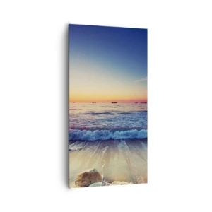 Cuadro sobre lienzo - Impresión de Imagen - ¿Y qué hay tras el horizonte? - 65x120 cm