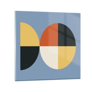 Cuadro sobre vidrio - Impresiones sobre Vidrio - Mira y cuenta - 50x50 cm