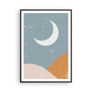 Póster en marco negro - La maravilla de muchas noches - 70x100 cm