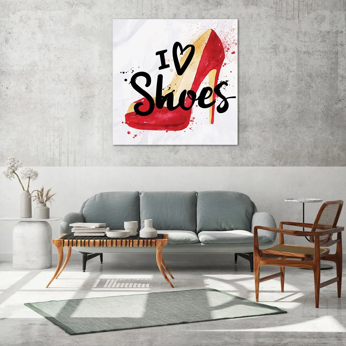 Cuadro sobre vidrio - Impresiones sobre Vidrio - El amor tiene más de un nombre - 40x40 cm