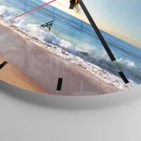 Esfera sin numeración, con rayas