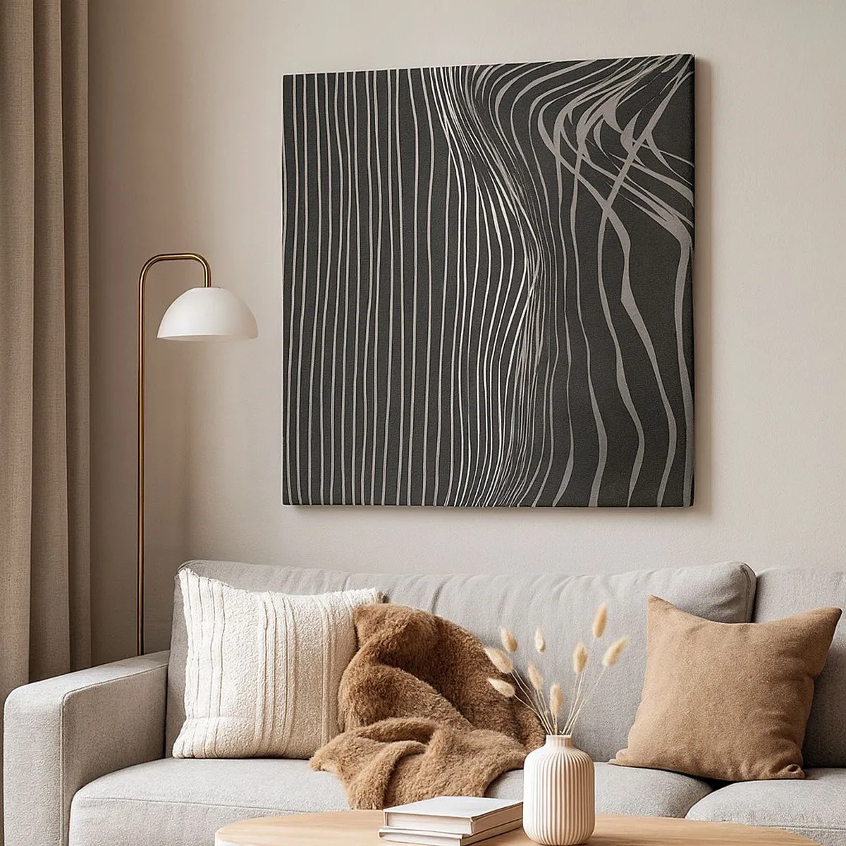 Cuadro sobre lienzo - Impresión de Imagen - Ritmo y acento - 30x30 cm