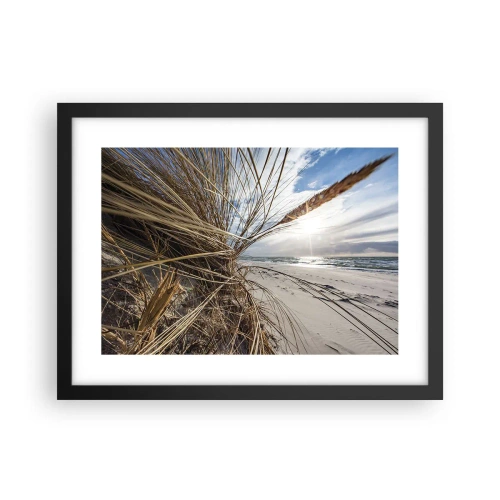 Póster en marco negro - Una reunión de los elementos - 40x30 cm