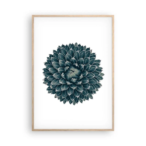 Póster en marco roble claro - Estrella del desierto - 70x100 cm