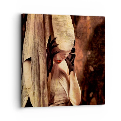 Cuadro sobre lienzo - Impresión de Imagen - Entre el bien y el mal - 30x30 cm