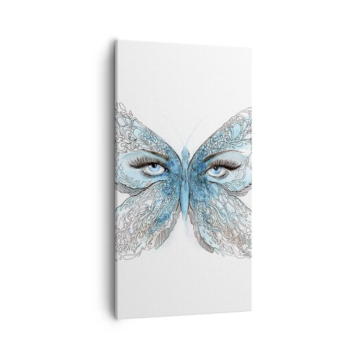 Cuadro sobre lienzo - Impresión de Imagen - Mirada de mariposa - 55x100 cm