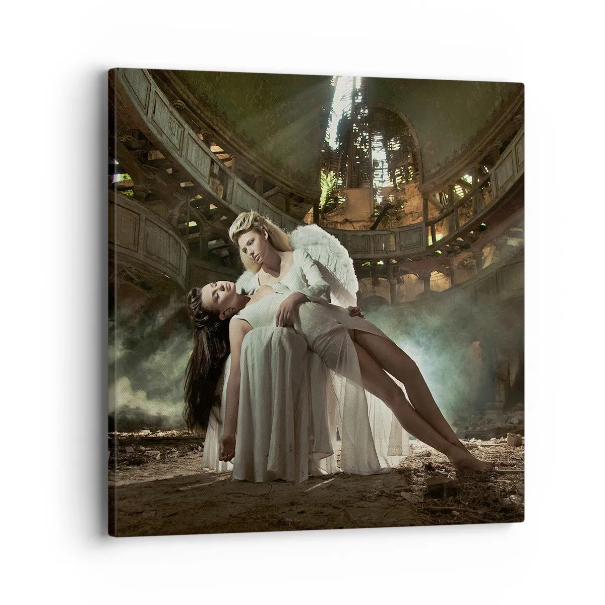 Cuadro sobre lienzo - Impresión de Imagen - El espíritu del viejo teatro - 40x40 cm