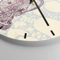 Esfera sin numeración, con rayas