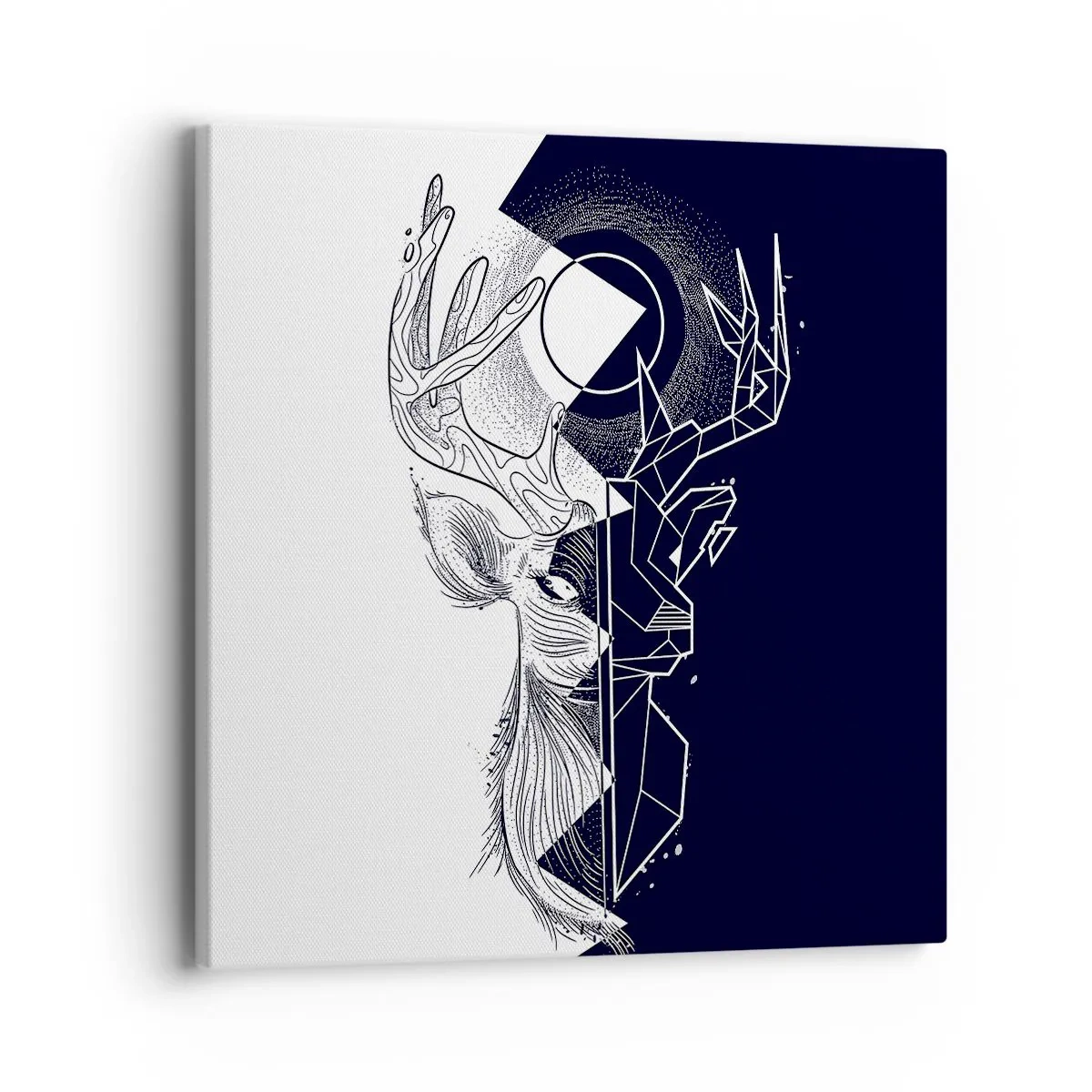 Cuadro sobre lienzo - Impresión de Imagen - Lucha y unidad de los opuestos - 40x40 cm