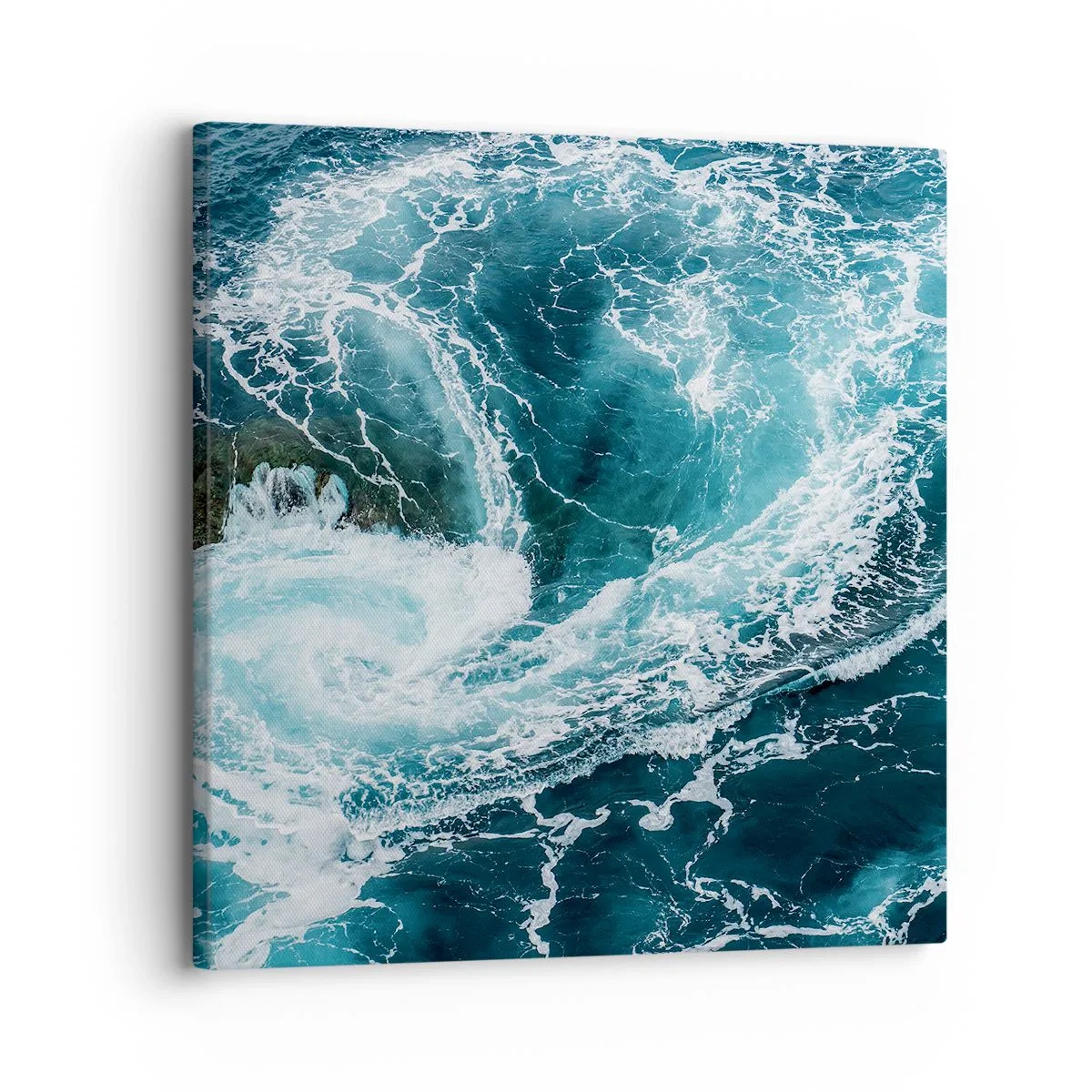 Cuadro sobre lienzo - Impresión de Imagen - Torbellino al núcleo de la Tierra - 30x30 cm