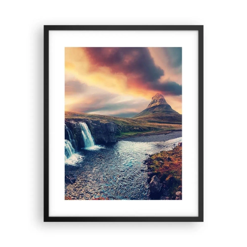 Póster en marco negro - En la majestuosidad de la naturaleza - 40x50 cm