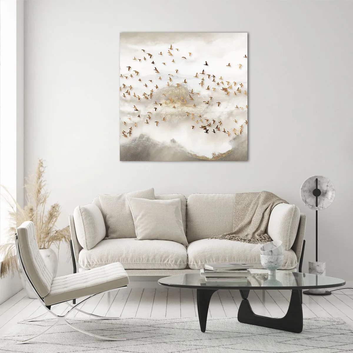 Cuadro sobre vidrio - Impresiones sobre Vidrio - Es hora... - 60x60 cm